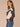 Heather Charcoal Long Drop Shoulder Sleeve Round Neck Skiing Doggie Embroidery Shirttail Hem Jacquard Petite Sweater