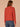 Pumpkin Spice Heather Grey Long Sleeve Round Neck Self Tie Textured Stripes Straight Hem Sweater Top