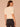 Ecru Above Elbow Banded Sleeve Scallop Edge V-Neck Paisley Jacquard Texture Scallop Banded Hem Slightly Sheer Sweater Top
