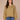 Ginger Cider Ivory Long Dolman Blouson Drop Shoulder Sleeve Overlap High V-Neck Contrast Blanket Stitch Embroidery Detail Petite Sweater