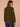 Heather Forest Moss Ivory Long Dolman Blouson Drop Shoulder Sleeve Overlap High V-Neck Contrast Blanket Stitch Embroidery Detail Petite Sweater