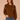 Heather Copper Ivory Long Dolman Blouson Drop Shoulder Sleeve Overlap High V-Neck Contrast Blanket Stitch Embroidery Detail Petite Sweater
