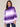 Mulberry Ombre Multi Long Drop Shoulder Sleeve Turtle Neck Ombre Stripe Metallic Tipping Sweater