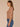 Biscotti Multi Long Scallop Sleeve Mock Neck Metallic Yarn Mixed Space Dye Design Scallop Edge Hem Sweater