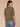 Lily Pad Short Dolman Sleeve Round Neck Open Stitch Placement Palm Tree Embroidery Banded Hem Sweater Top

