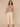 Horizon Blue Dusty Papaya Multi Three Quarter Blouson Sleeve Open Front Wavy Stripe Stitch Mix Side Pockets Scallop Trim Straight Hem Sweater Cardigan