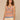 Horizon Blue Dusty Papaya Multi Sleeveless V-Neck Seaming Wavy Stripe Stitch Mix Scallop Trim Straight Hem Petite Sweater Tank Top