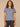 Short Flounce Sleeve Round Neck Peplum Hem Scallop Crochet Sweater