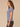 Horizon Blue Short Puff Flounce Scallop Sleeve Round Scallop Neck Crochet Body Peplum Scallop Hem Petite Sweater Top
