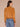 Biscotti Multi Long Cinched Drop Shoulder Sleeve Mock Neck Wavy Scallop Hem Metallic Seaming Stripe Mix Tie Dye Sweater