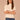 Ecru Above Elbow Sleeve Drape Mock Neck Curled Edge Straight Hem Sweater Top