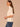 Ecru Above Elbow Sleeve Drape Mock Neck Curled Edge Straight Hem Sweater Top