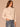 Cream Long Sleeve Double Layer High Neck Cable Stitch Open Work Straight Banded Hem Petite Sweater Top
