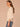 Cream Three Quarter Banded Dolman Sleeve High Round Neck Grid Stitch Ribbed Straight Banded Hem Sweater Top