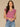 Wild Mulberry Short Split Sleeve Embroidered Lace V-Neck Banded Hem Petite Sweater Top