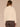Blanched Almond Long Drop Shoulder Sleeve Mock Neck Patchwork Cable Stitch Design Shirttail Hem Petite Sweater
