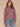 Mauve Shadows Long Drop Shoulder Sleeve Mock Neck Patchwork Cable Stitch Design Shirttail Hem Petite Sweater