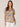 Macademia Pesto Multi Short Bell Sleeve Ruffle Shoulder Ruffle Edge V-Neck Half Placket Petite Woven Top