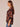 Black Multi Three Quarter Bell Sleeve Open Front Scallop Edge Crochet Woven Kimono