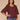 Fig Jam Three Quarter Bell Sleeve Mesh Scallop Edge Scoop Neck Embroidered Double Flounce Peplum Hem Woven Top
