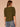 Heather Lily Pad Elbow Puff Blouson Sleeve Scallop V-Neck Smocked Shoulder Back Front Center Seam Shirttail Hem Knit Top