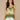 Lily Pad Multi Sleeveless Embroidered Strap Wavy Abstract Print V-Neck Lace Trim Scallop Edge Embroidery Woven Top