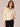 Pale Pearl Long Banded Blouson Sleeve Flange Shoulder Scoop Neck V-Placket Die Cut Embroidery Mineral Wash Cased Hem Woven Sweatshirt