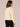 Pale Pearl Long Banded Blouson Sleeve Flange Shoulder Scoop Neck V-Placket Die Cut Embroidery Mineral Wash Cased Hem Woven Sweatshirt