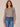 Heather Putty Long Banded Blouson Embroidered Sleeve Puff Shoulder Sweetheart Neck Round Surplus Hem Knit Top  
