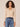 Heather Oatmeal Long Puff Shoulder Sleeve V-Neck Surplus Shirttail Hem Knit Top