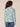 Jade Garden Long Banded Sleeve Abstract Print Embroidered Scoop Neck Hi-Low Shirttail Hem Knit Top
