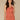 Red Wood Sleeveless Scallop V-Neck Button Down Embroidered Peplum Die Cut Hem Woven Top
