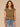 Golden Olive Multi Stripe Roll Cuff Cap Sleeve Scoop Neck Peplum Hem Stripe Print Petite Knit Top
