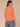 Maple Leaf Elbow Roll Cuff Sleeve Round Split V-Neck Surplus Shirttail Hem Petite Knit Top