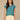 Ocean Depths Cap Sleeve Scoop Neck Embroidered Stripe Surplus Shirttail Hem Knit Top
