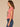 Dusty Papaya Print Multi Extended Origami Cap Sleeve Scoop Neck Cased Hem Abstract Screen Print Knit Top
