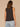 Heather Black Sleeveless Sweetheart Neck Shell Tuck Embroidery Knit Tank Top