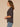 Dark Licorice Elbow Roll Cuff Sleeve Scoop Neck Half Crochet Button Placket Surplus Shirttail Hem Knit Top
