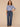 Horizon Blue Elbow Roll Cuff Sleeve Scoop Neck Half Crochet Button Placket Surplus Shirttail Hem Petite Knit Top
