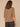 Oyster Mushroom Elbow Roll Cuff Sleeve Scoop Neck Half Crochet Button Placket Surplus Shirttail Hem Knit Top
