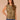 Golden Olive Multi Animal Print Extended Cap Sleeve Scoop Neck Keyhole Back Side Ruching Round Hem Knit Top