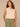 Ecru Fired Brick Stripe Cap Roll Cuff Sleeve Collar Neck Double Layer Button Down Placket Breast Pocket Straight Back Yoke Pleated Textured Spliced Stripes Bubble Hem Petite Woven Top