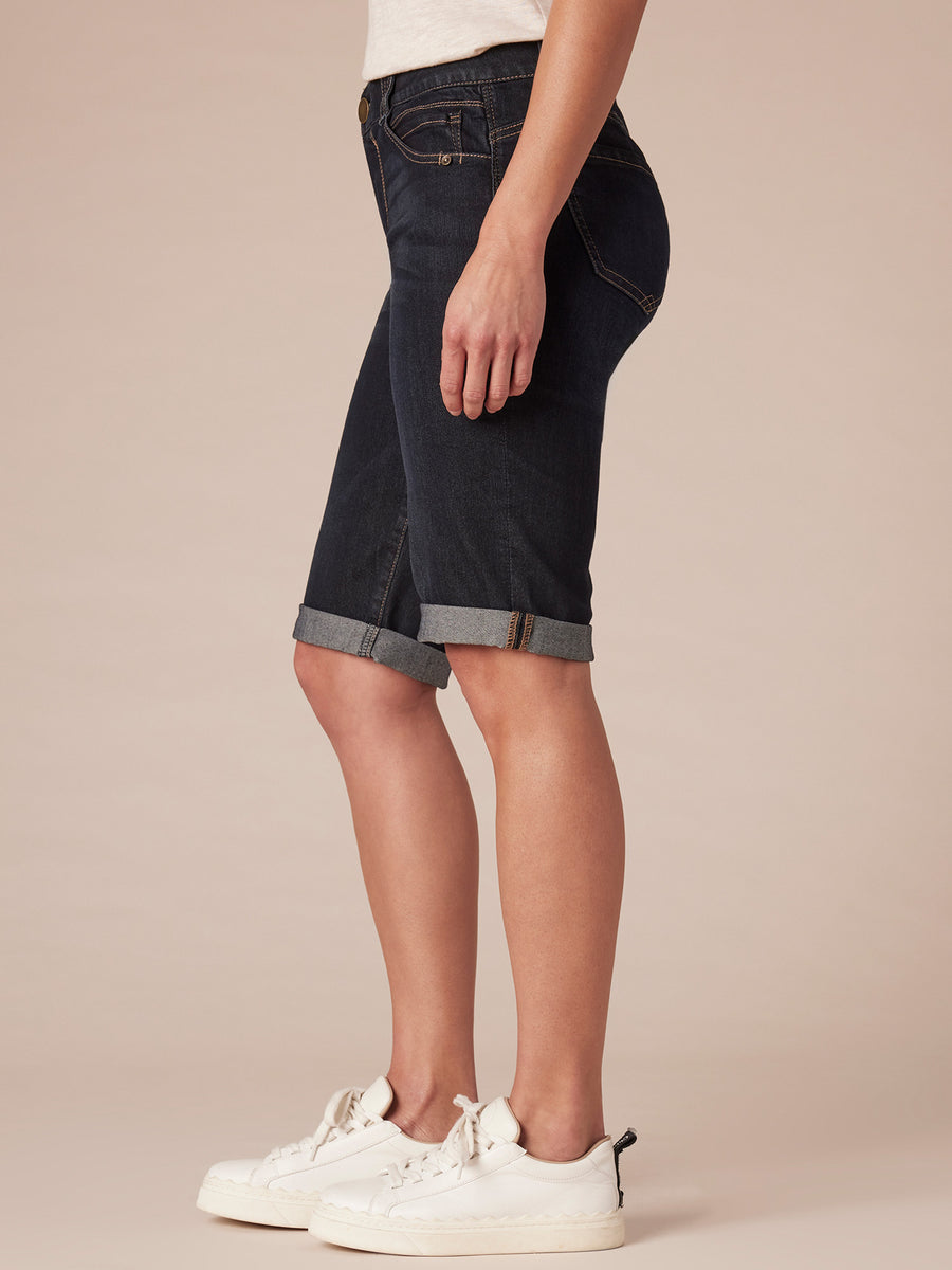 "Ab"solution Indigo Bermuda- Democracy Clothing