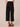 Black Absolution Skyrise Sailor Button Angled Pocket Reverse Finish Fray Hem Cropped Wide Leg Jean