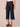 Dark Indigo Denim Absolution Skyrise Sailor Button Cropped Reverse Finish Fray Hem Wide Leg Jean