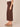 Chocolate Truffle Absolution Skyrise Hem Double Button Center Seam Cropped Wide Leg Utility Pant