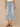 Light Blue Denim Absolution High Rise Cropped Hem Petite Wide Leg Jeans