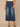 Blue Denim Absolution Skyrise Dart Seams Four Pockets Curved Front Pockets Cropped Tulip Hem Petite Wide Leg Jeans