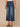 Blue Denim Absolution Skyrise Dart Seams Four Pockets Curved Front Pockets Cropped Tulip Hem Petite Wide Leg Jeans