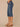Blue Denim Absolution Mid-Rise 3D Embroidered Bow Back Pockets Cropped Side Slit Hem Skimmer Jean